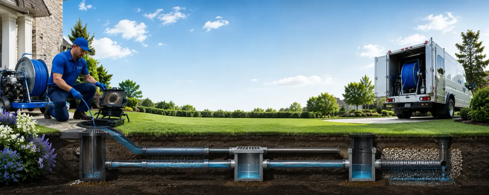 Outdoor drain cleaning information for Corcoran, CA